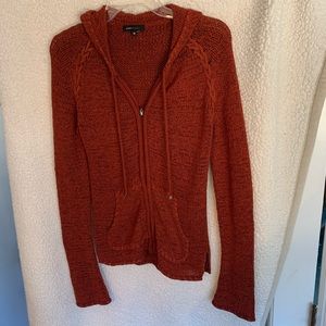 BCBG zip up jacket with hood